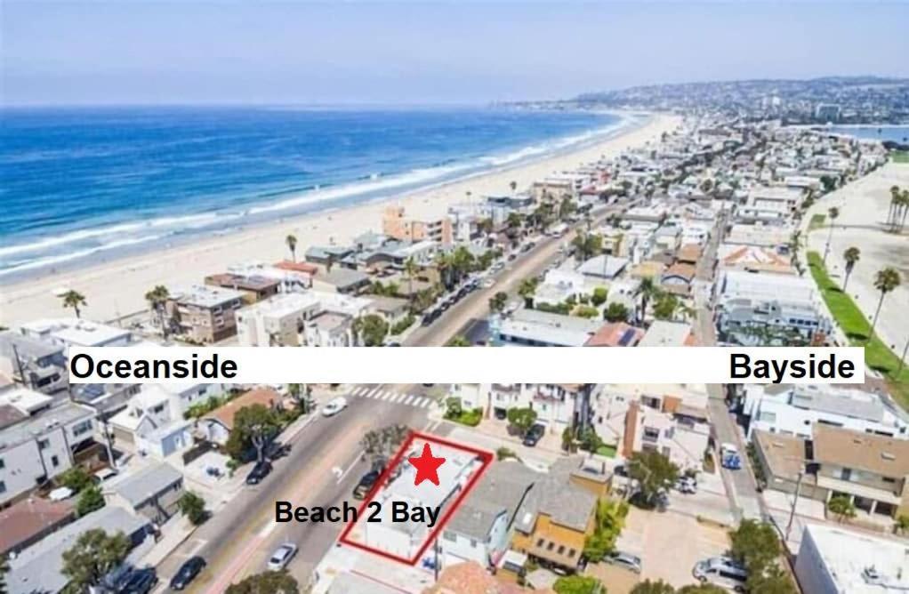 Beach-2-Bay 2Br - In The Heart Of Mission Beach San Diego Exterior foto